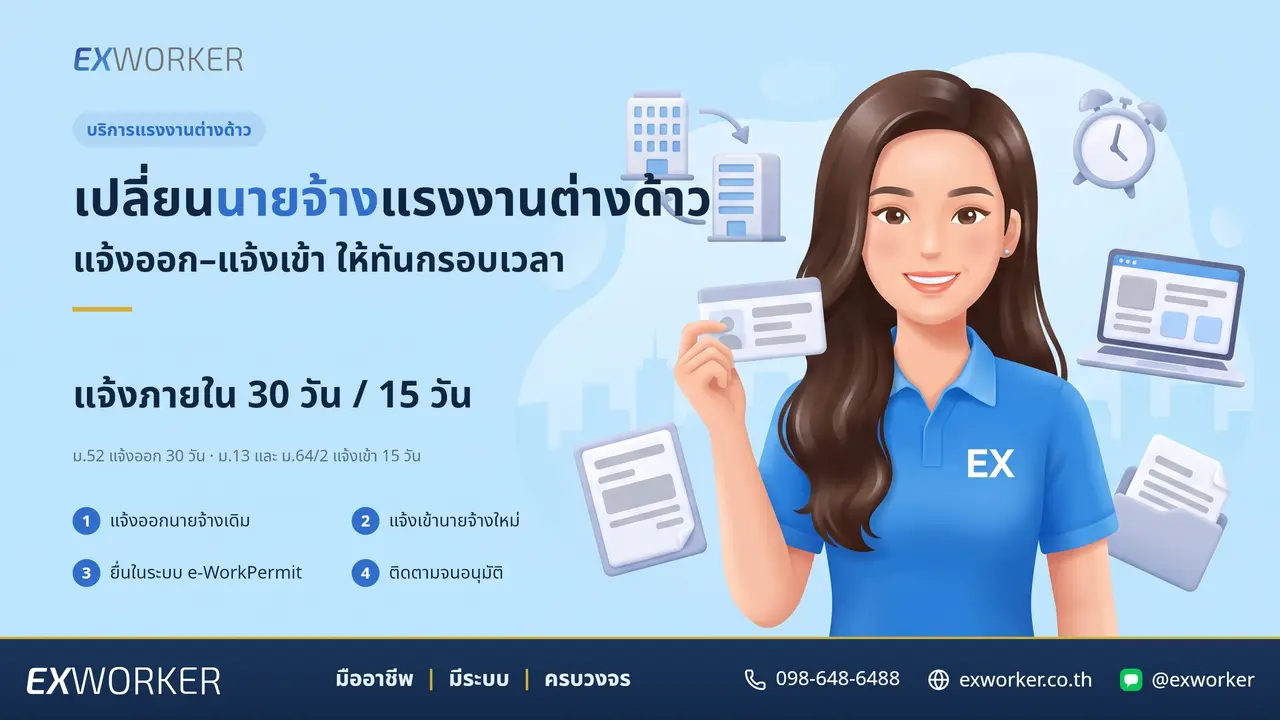 Migrant Worker Employer Change: Exit and Entry Notice